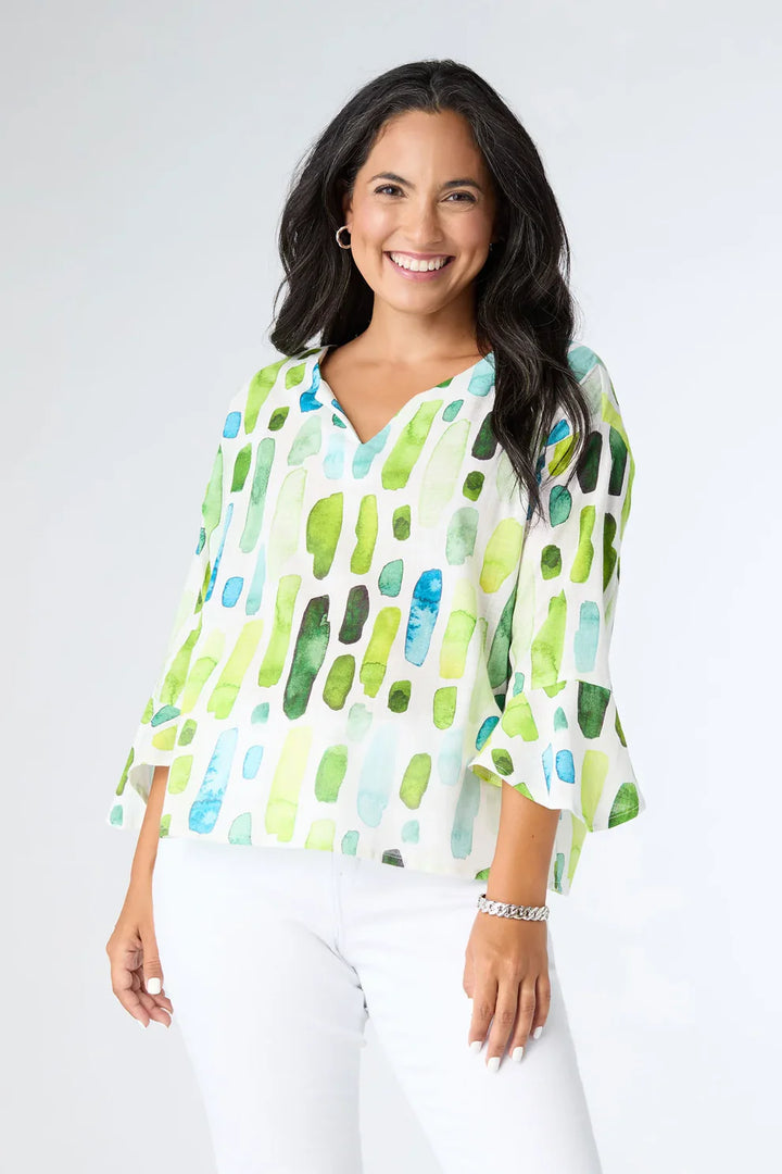 V-Neckline Elegant Blouse For Women