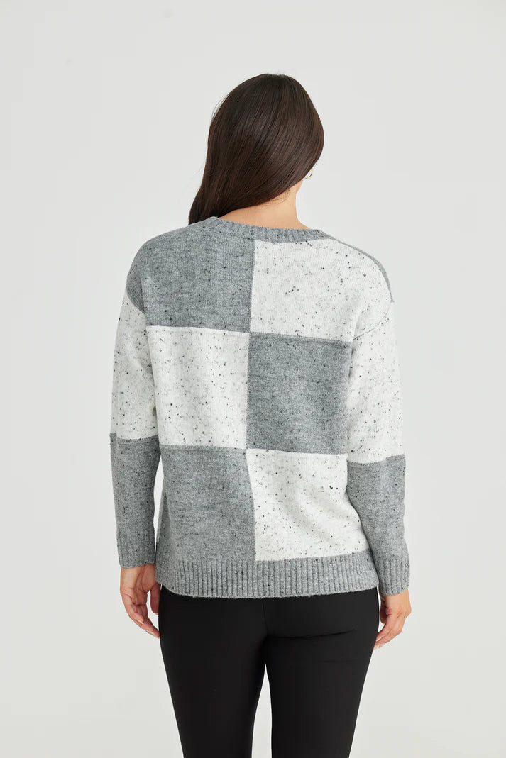 Patchwork Sweater for Women
