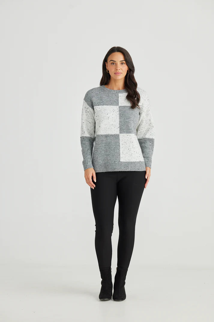 Patchwork Sweater for Women