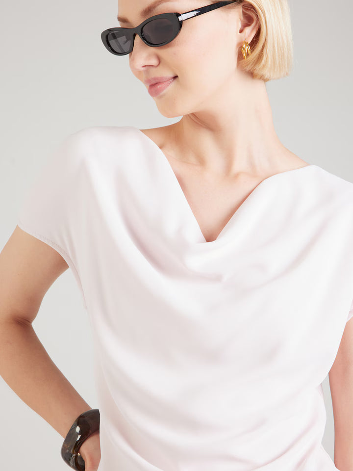 Blouse with Wide Neckline for Women