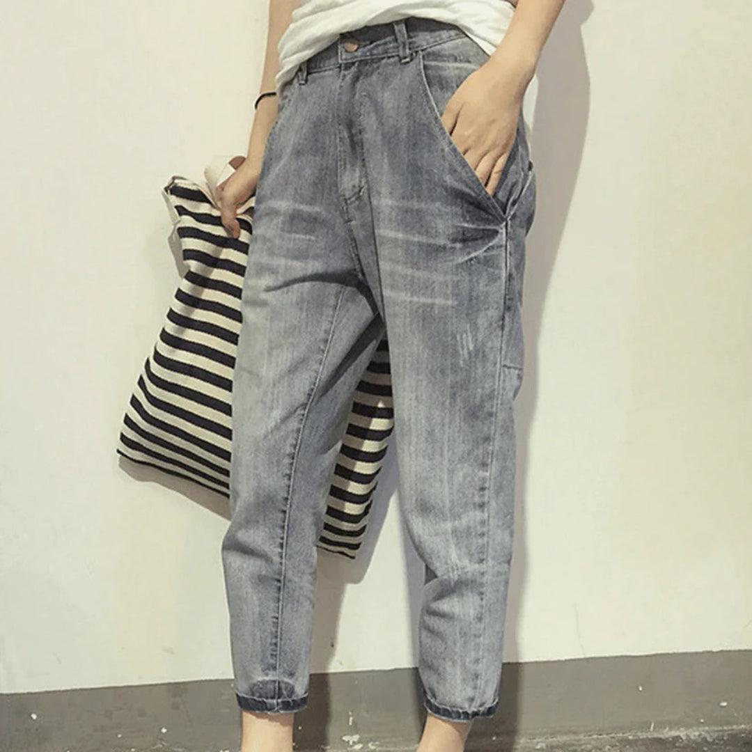 Jean taille haute pour femme | Confortable