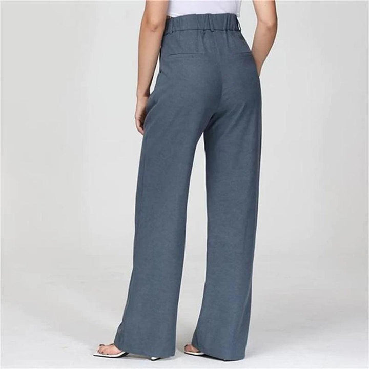 Pantalon taille haute pour femme | Coupe ajustée
