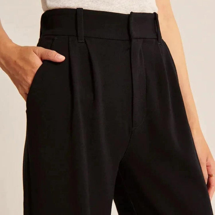 Pantalon taille haute pour femme | Coupe ajustée