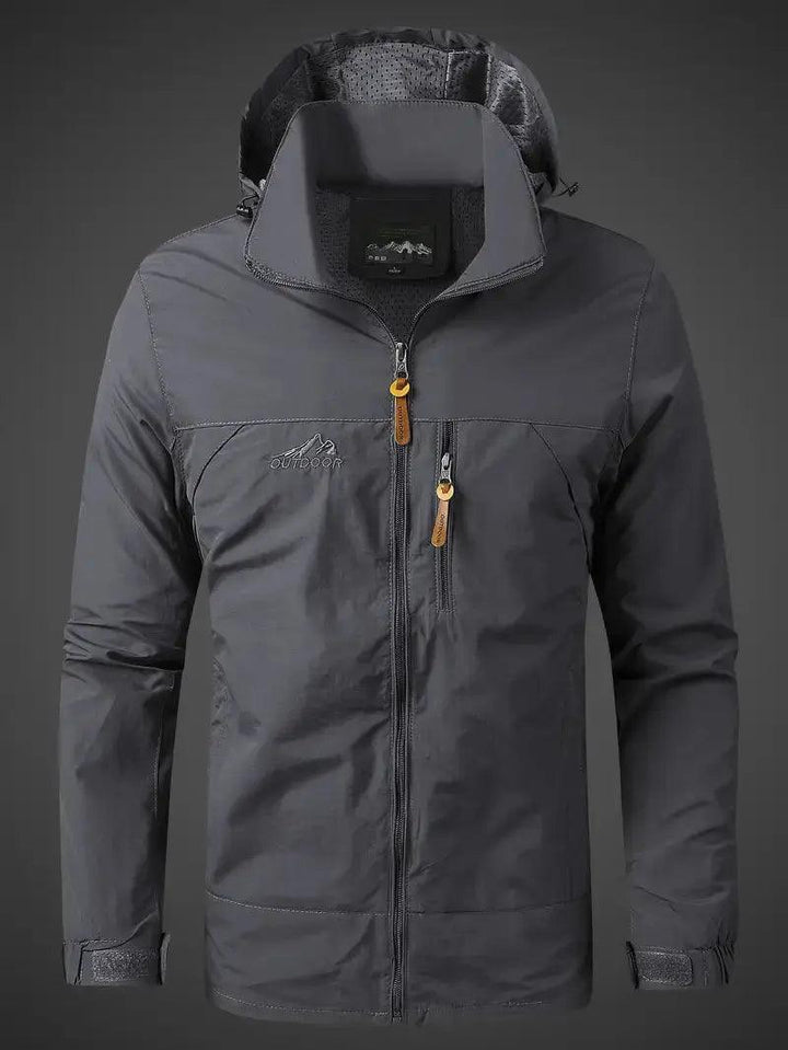 Sebastian | Veste d'extérieur Varsity pour homme | Imperméable et coupe-vent à mi-chemin
