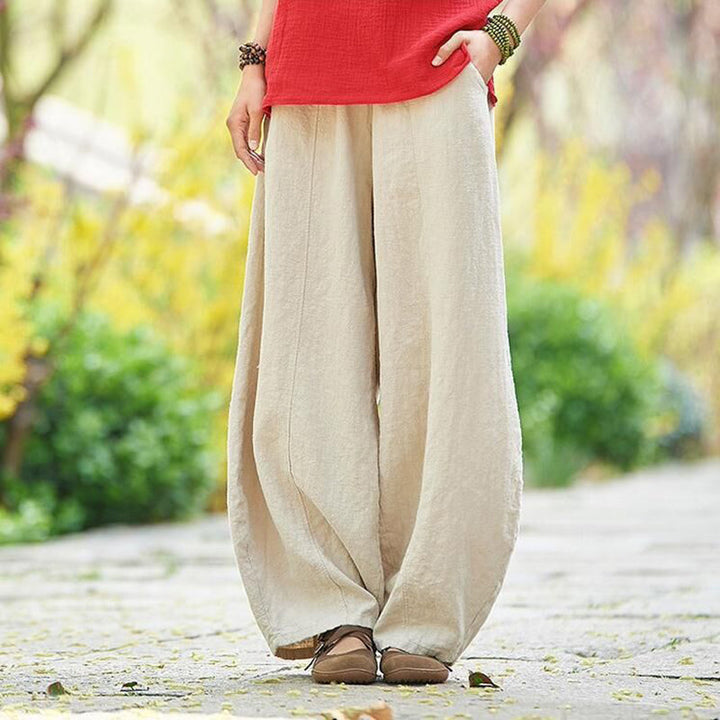 Pantalon large et aéré pour femme | jambes larges