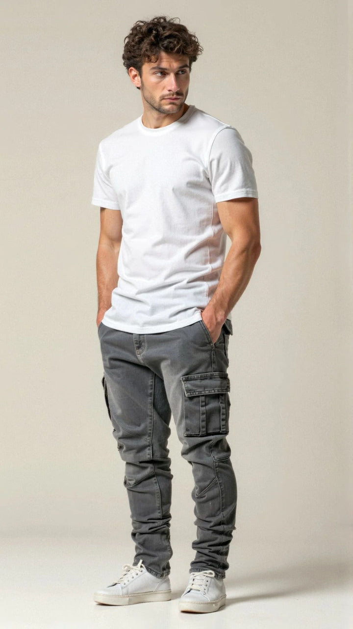 Casual Stretch Cargo Pants for Men