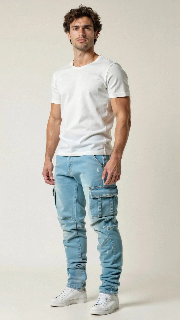 Casual Stretch Cargo Pants for Men