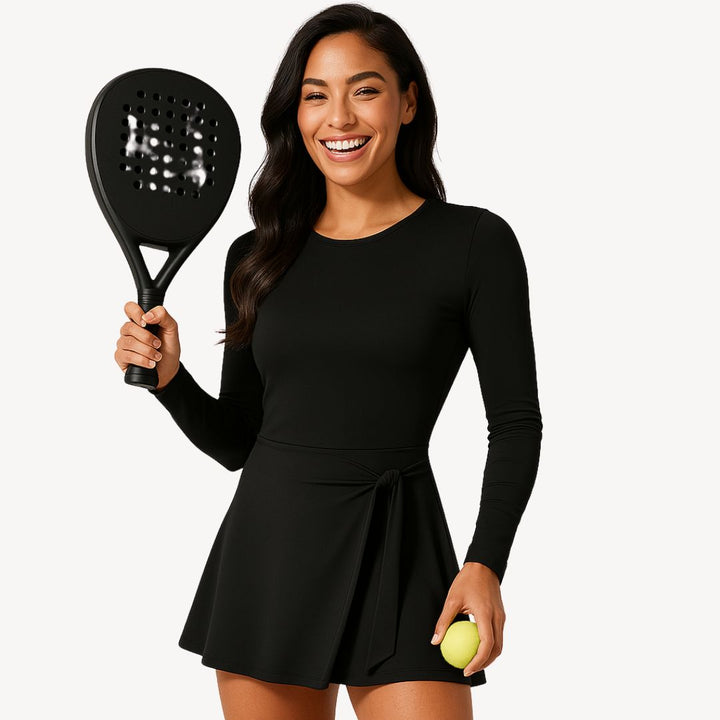 Robe-jupe à manches longues pour femme | Mini